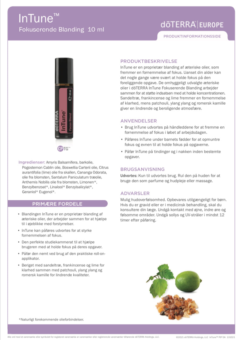 doTERRA InTune Roller 10 ml